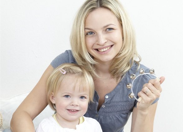 One of the Ashton Warner Professional Nannies with child